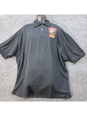 Jerzees SCI Dallas Pennsylvania Prison Corrections Black Polo Shirt 3XL Black